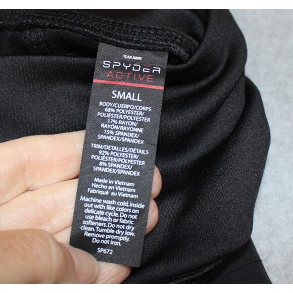 Spyder Active Leggings Womens Size Small‎ Black - Picture 6 of 9